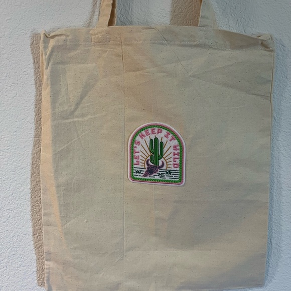 Canvas reusable tote 14.5x17in - Picture 5 of 5